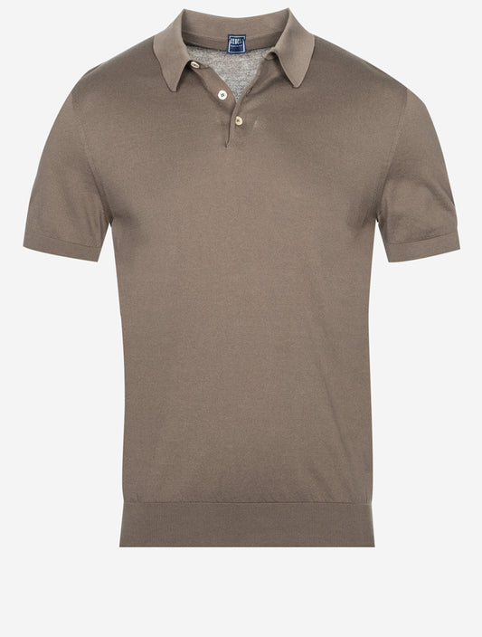 Sportman Polo Shirt Short Sleeve Brown