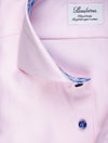 Floral Inlay Shirt Pink