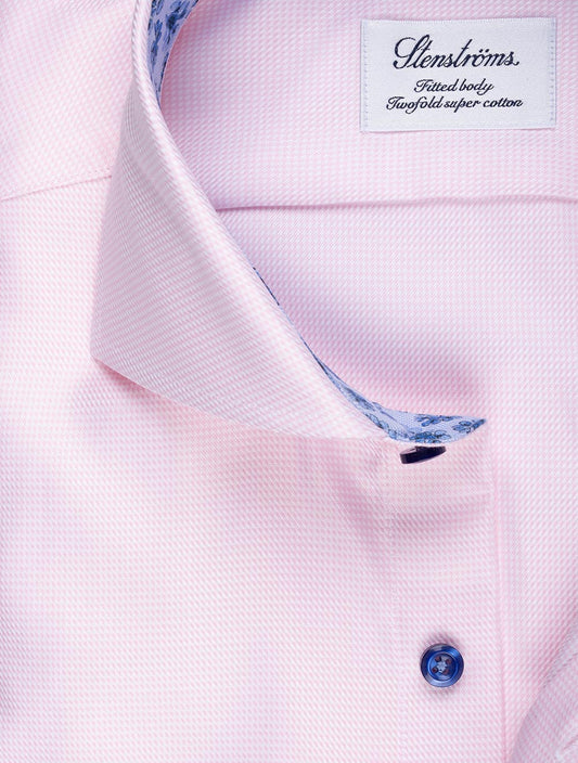 STENSTROMS Floral Inlay Shirt Pink