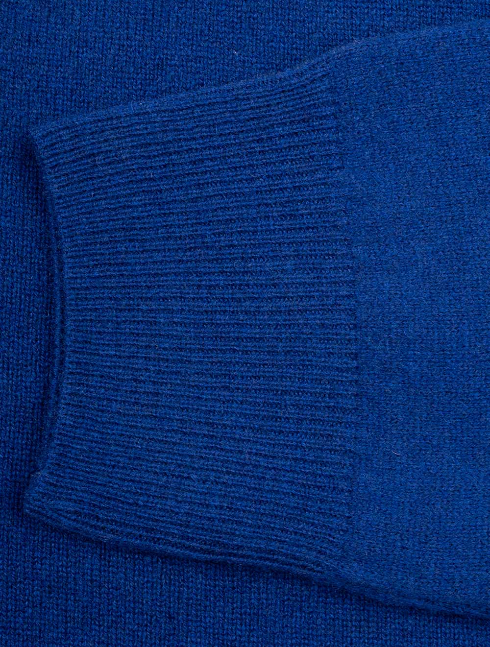 Superfine Lambswool V Neck College Blue