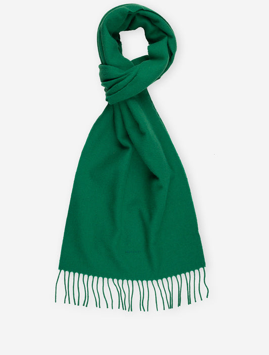 Unisex Wool Scarf Strong Green