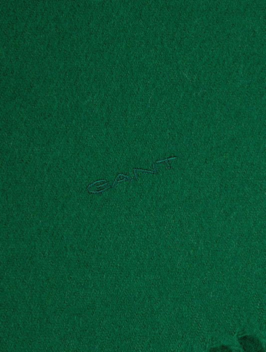 GANT Unisex Wool Scarf Strong Green