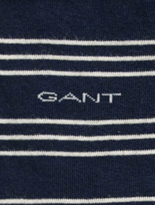 GANT Stripe Dot Rib Socks 3 Pack Evening Blue