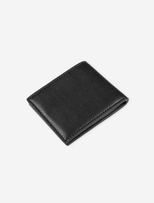 Leather Bifold Wallet Black