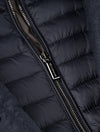 Calegari Padded Coat With Insert Blue Grey