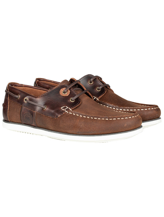 BARBOUR Wake Boat Shoes Beige
