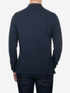 Essential Long Sleeve Sports Polo Navy