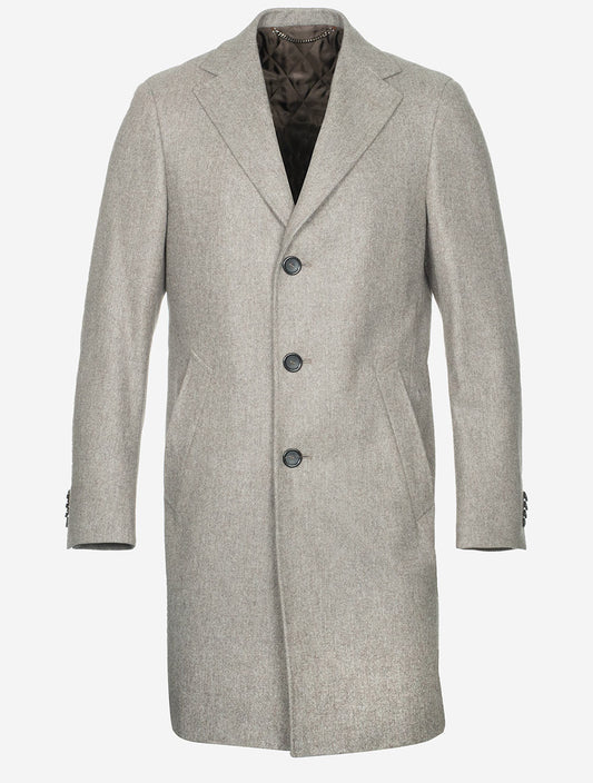 Wool Overcoat Beige