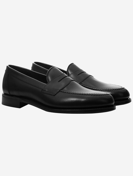 Goodyear Welted Loafers Black