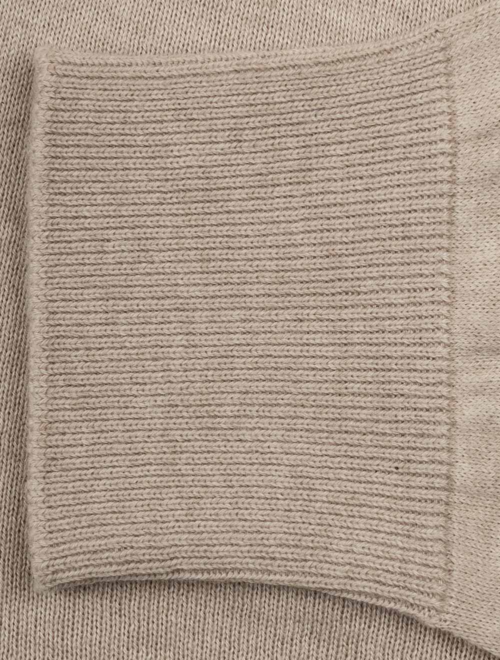 Knit Long Sleeve Polo Sand