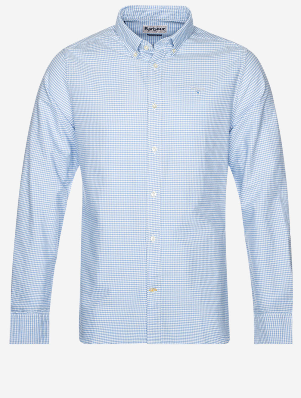 Gingham Oxtown Tailored Shirt Blue