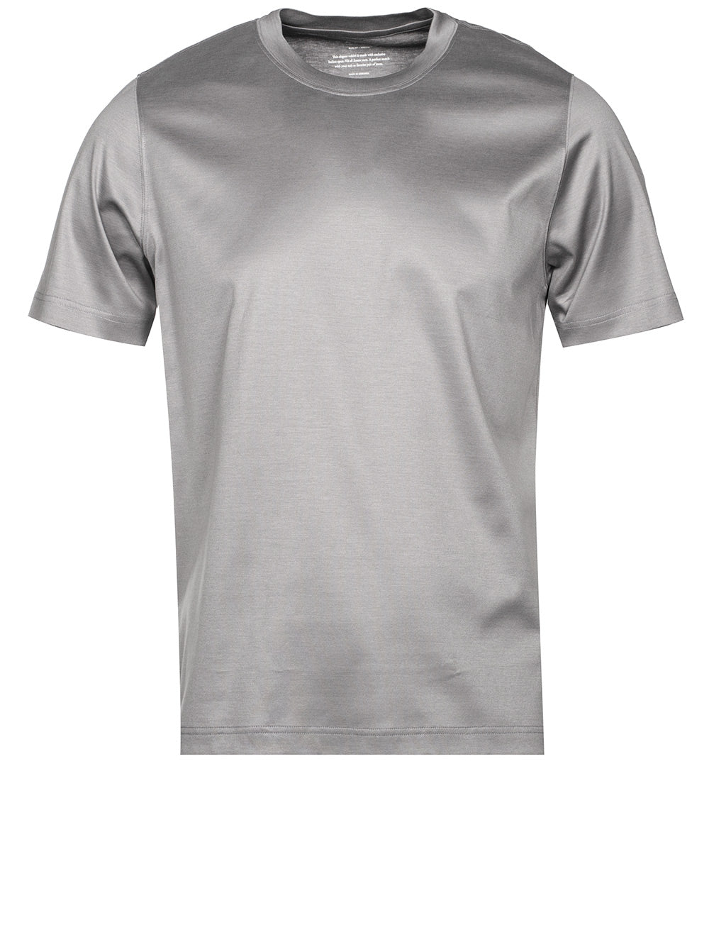 Slim Fit Crew Neck T-Shirt Light Grey