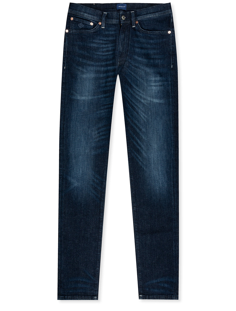 Maxen Extra Slim Fit Active-Recover Jeans Dark Blue Worn In
