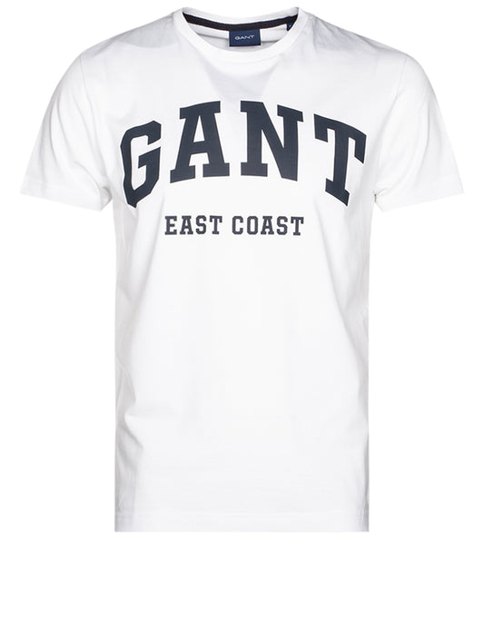 Gant Short Sleeve T-shirt  White