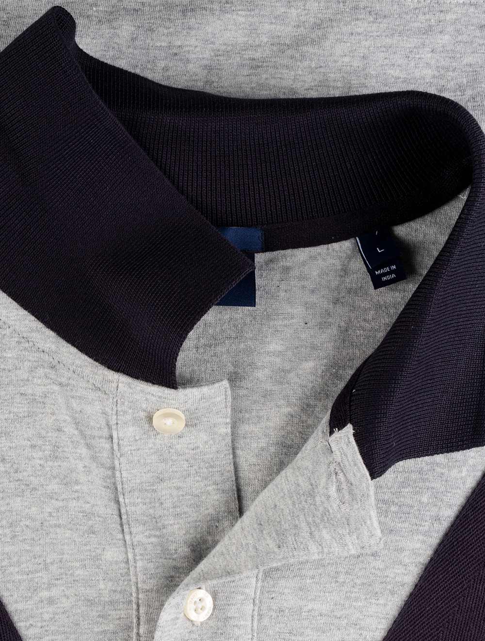 Gant Rowing Jersey Short Sleeve Rugger Grey