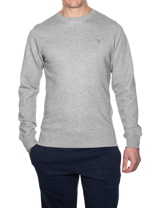 Original Crew Neck Sweatshirt Grey Melange