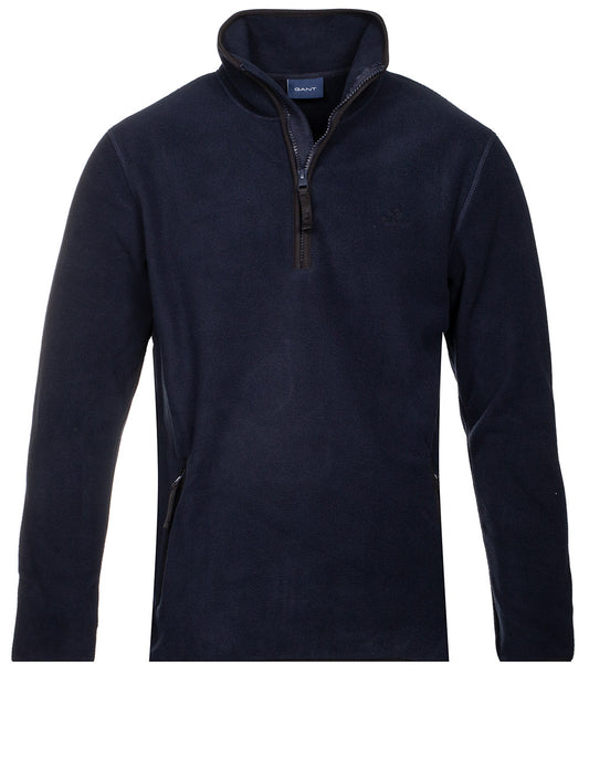 Light Fleece Half-Zip Sweater Evening Blue