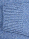 Wool And Cashmere Half Zip Blue