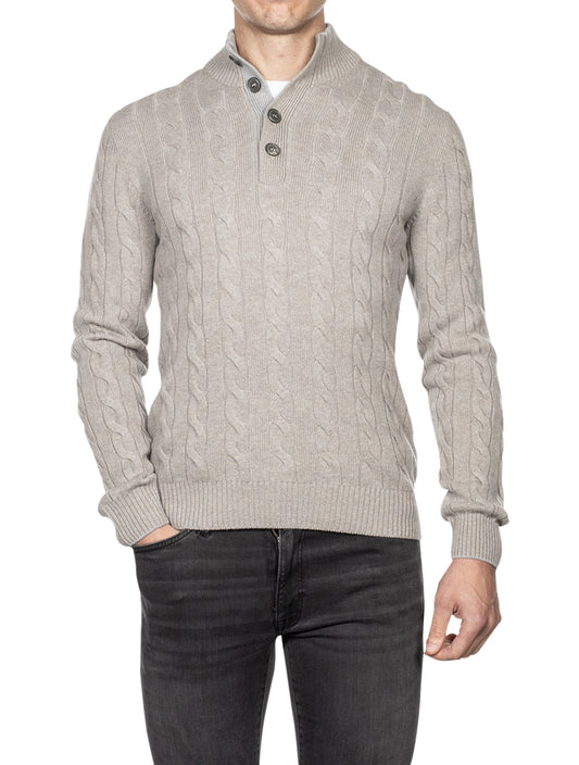 Gran Sasso Cable Knit Sweater