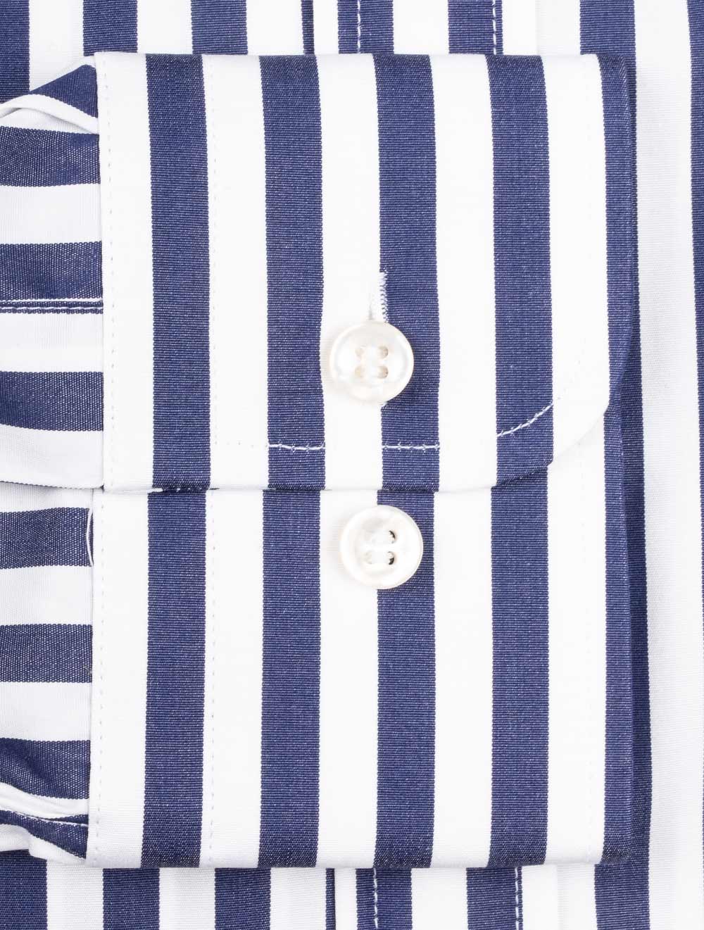 Stripe Buttondown Shirt Blue