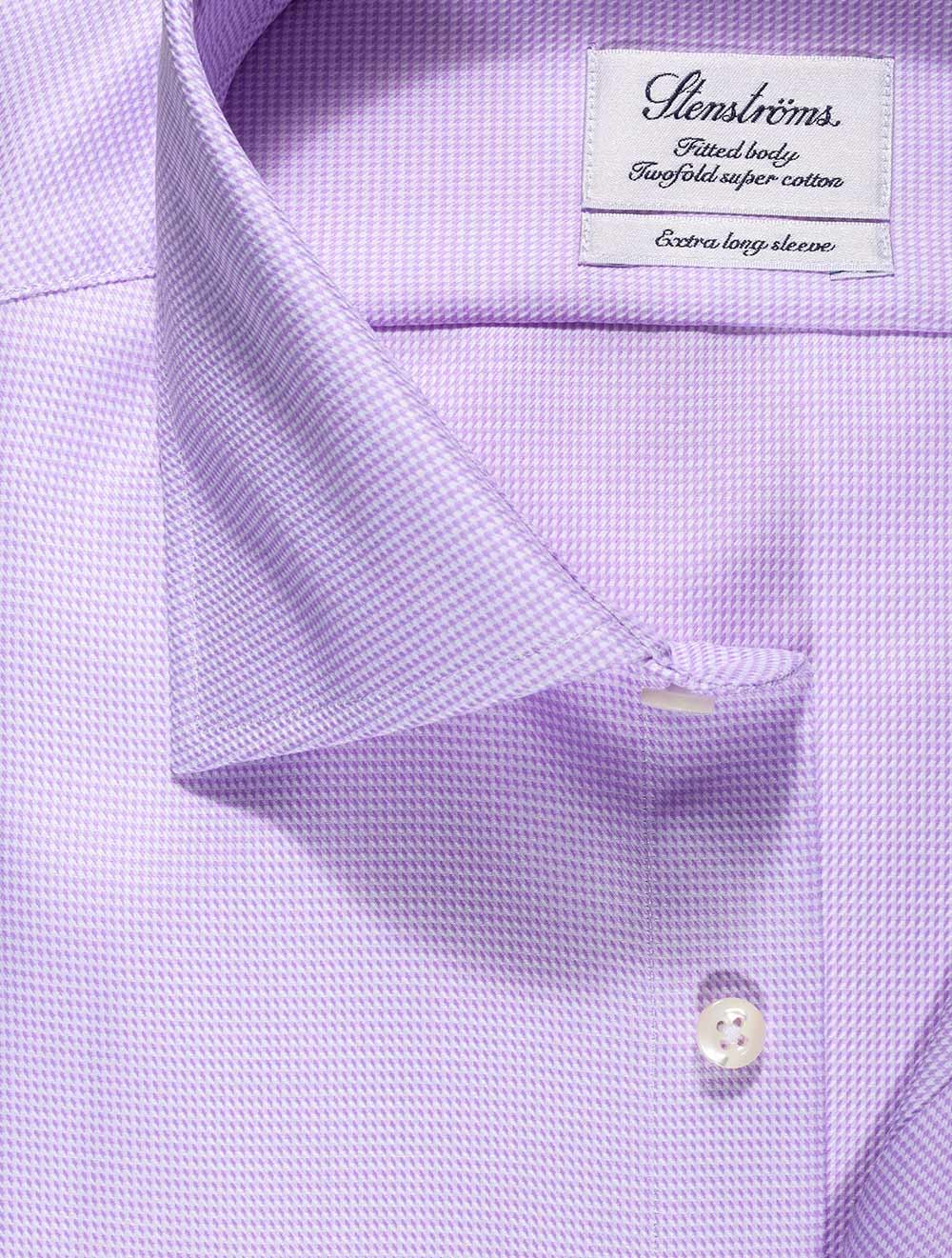 Stenstroms Extra Long Sleeve Puppytooth Shirt