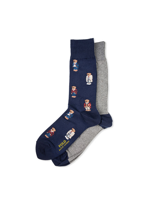 Bear Quad 2 Packs Socks Multi