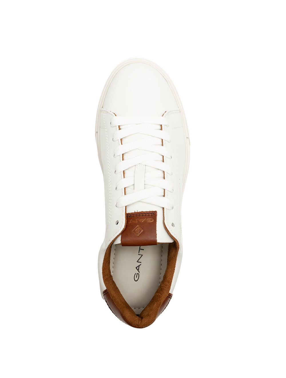 McJulien Leather Sneakers White Cognac