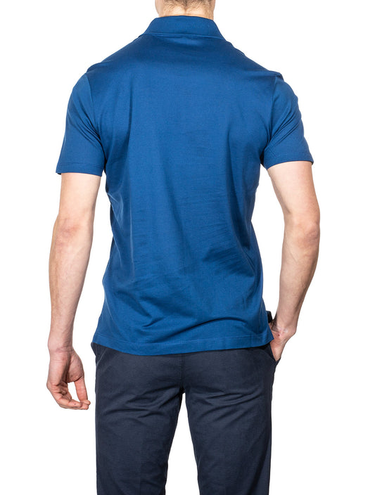 Plain Polo Shirt Blue
