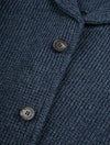 Maurizio Baldassari Cob Stitch Brenta Swacket Blue 3 Button Patch Pocket Cardigan 6