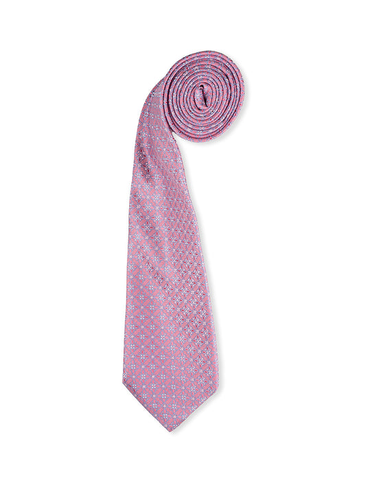 Floral Silk Tie Pink
