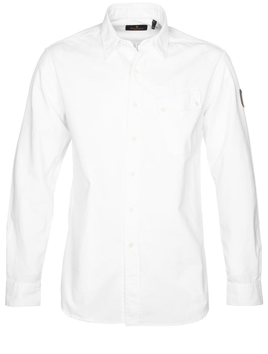 Belstaff Pitch Twill Shirt White