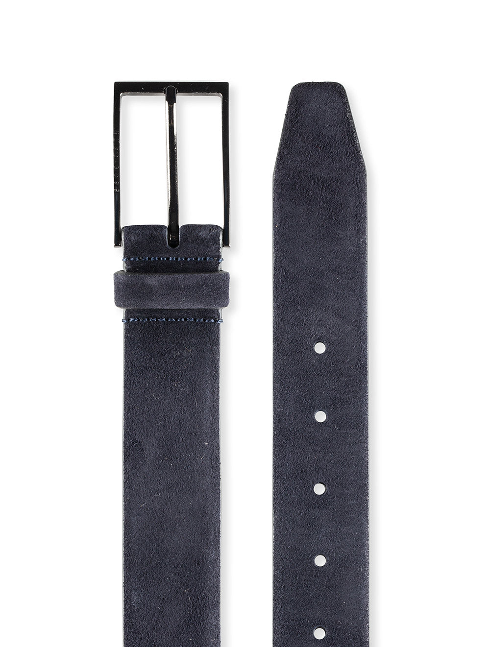 Hugo Boss Calindo Leather Belt Navy