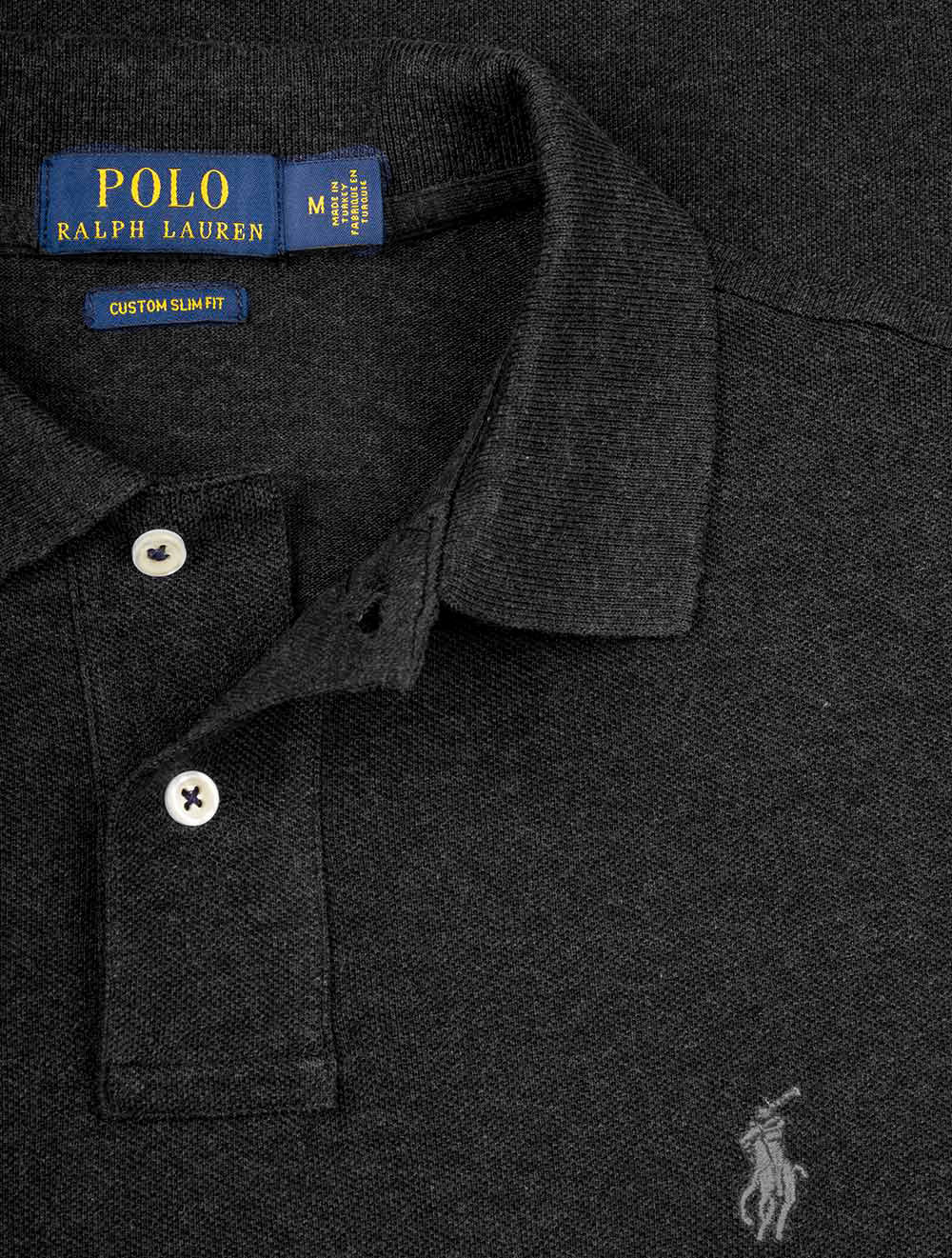 Mesh Polo Shirt Black