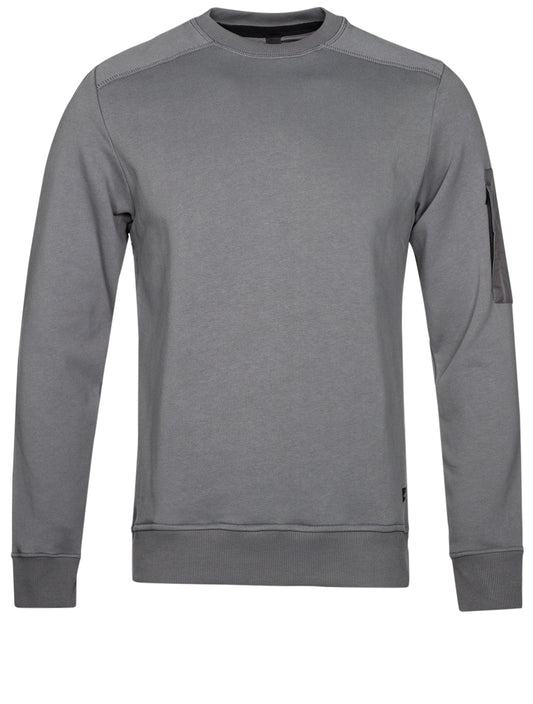 WAHTS MOORE1 Crewneck Sweater Grey