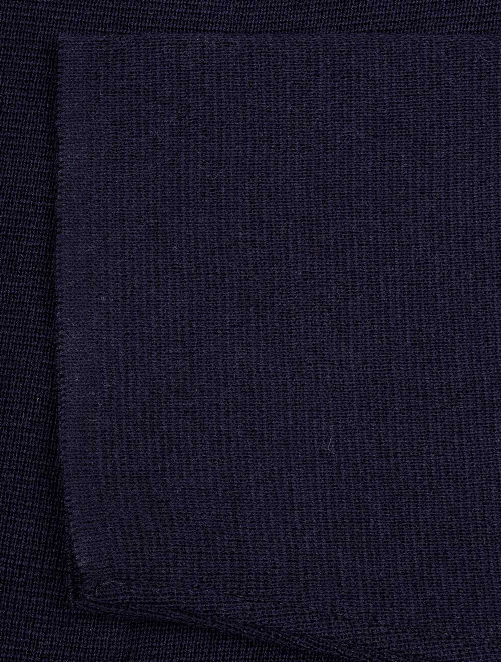 Virgin Wool 2 Button Swacket Navy