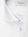 Slim Plain Inlay Formal Shirt White