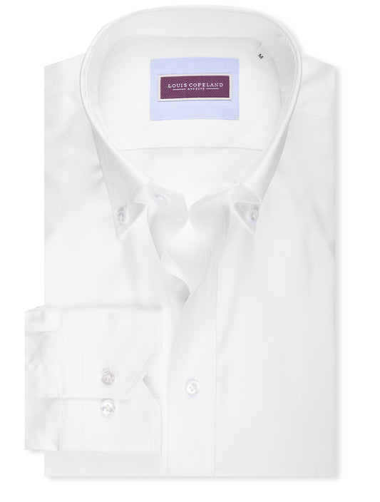 LOUIS COPELAND Oxford Button Down Shirt White