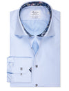 Xl Sleeve Plain Shirt Blue