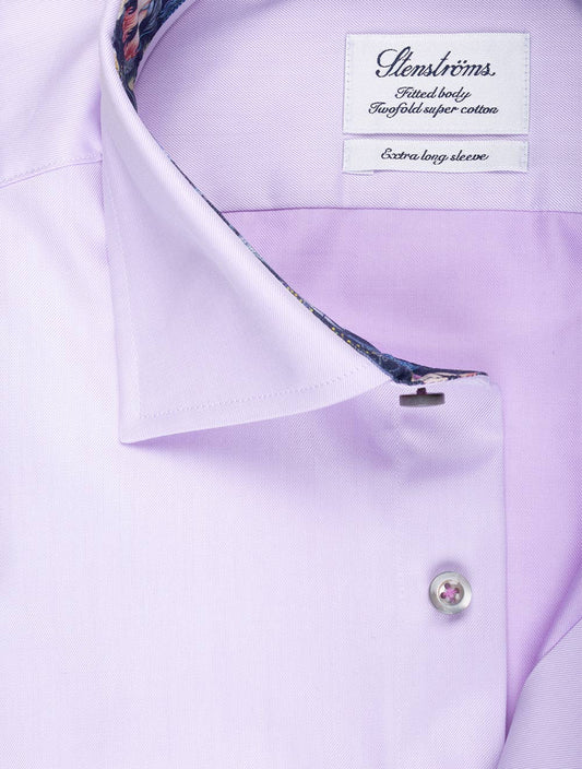 STENSTROMS Xl Sleeve Plain Shirt Purple
