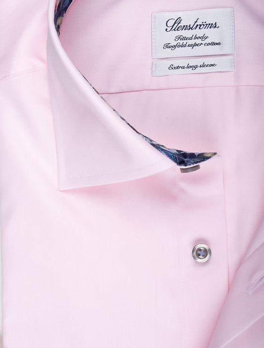 STENSTROMS Xl Sleeve Plain Shirt Pink