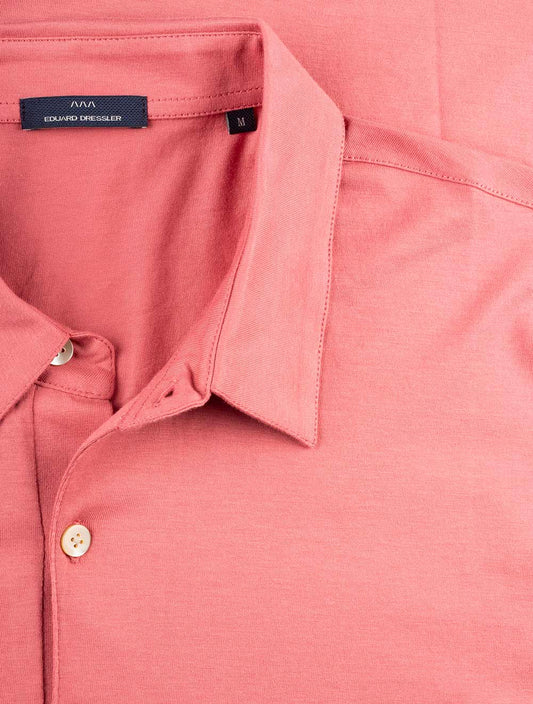 Dressler Pima Cotton Polo Shirt Pink
