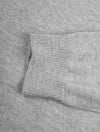 Merino Wool Half Zip Grey