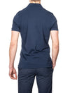 Pigment Dyed Polo Shirt-Navy