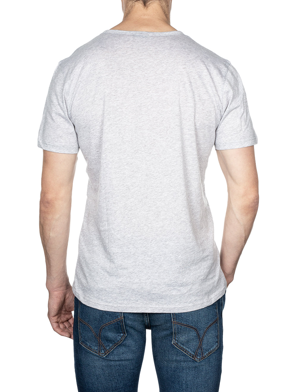 Stenstroms Solid Cotton T-shirt Grey