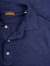 Linen Polo Shirt - Navy