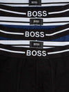 Hugo Boss Three-Pack Of Stretch-Cotton Trunks With Logo Waistbands