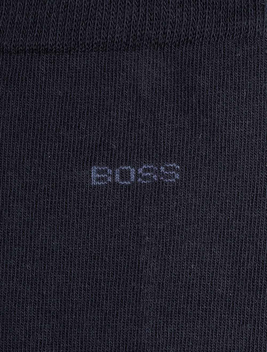 HUGO BOSS 3 Pack Cotton Blend Socks Navy