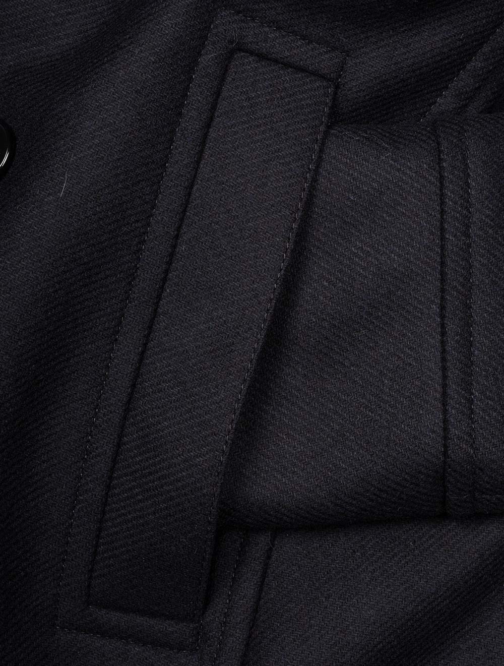 Peacoat With Double Breasted Closure Navy
