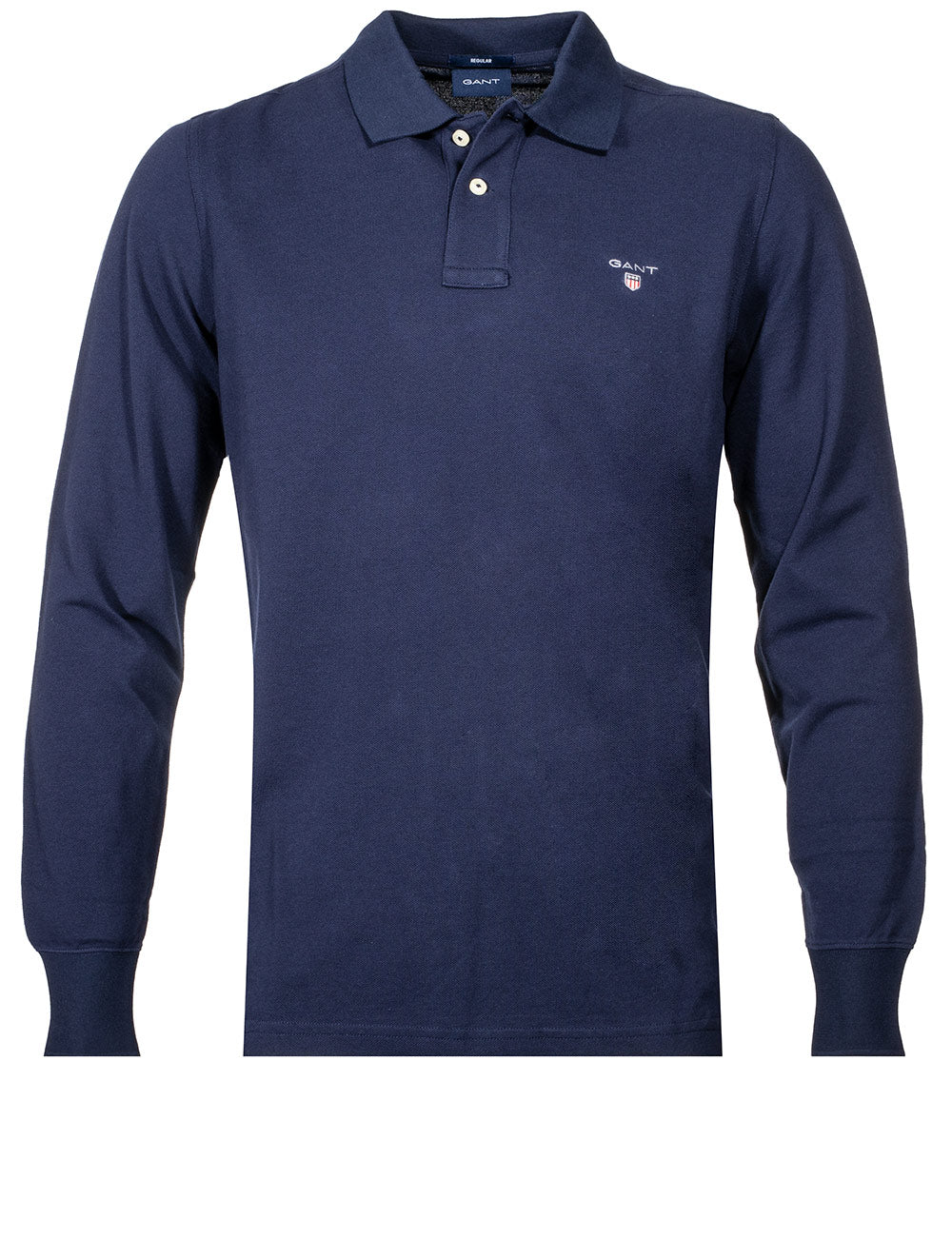 Evening Polo Sleeve GANT Original Shirt Blue Long