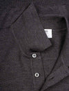 3 Button Longsleeve Polo Shirt Grey